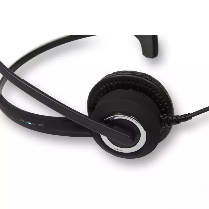 Mono USB-headset Plusonic 10.1P — eenoorige USB-headset compatibel met Teams en Skype