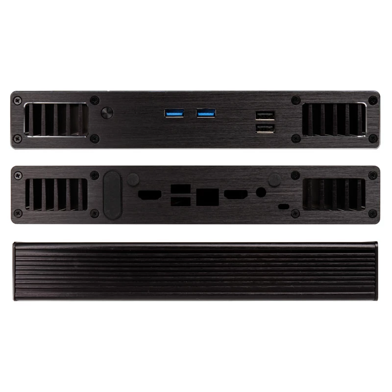 PC-behuizing Akasa Plato X7D small form factor zwart