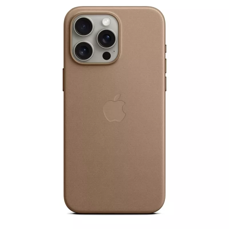 Apple iPhone 15 Pro Max FineWoven hoesje met MagSafe – taupe