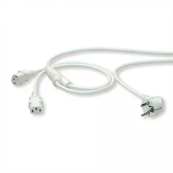 ROLINE 19.08.1023 netsnoer wit 2 m CEE7/7 IEC C13 (19.08.1023)