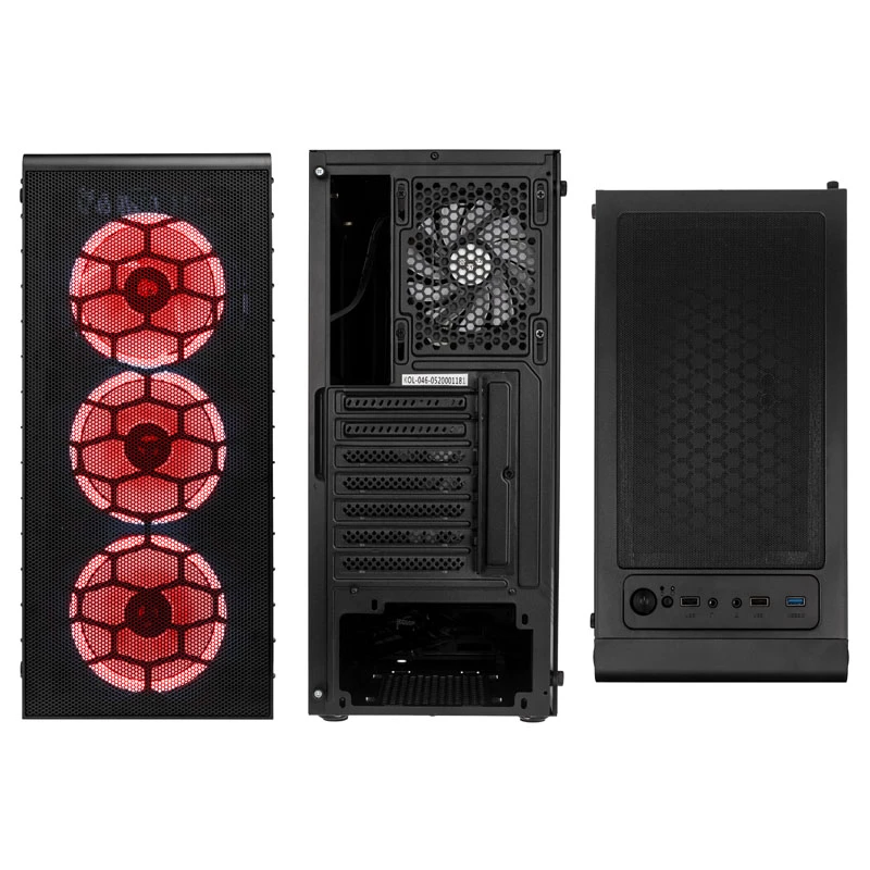 Kolink Observatory Lite Mesh RGB mid tower - zwart