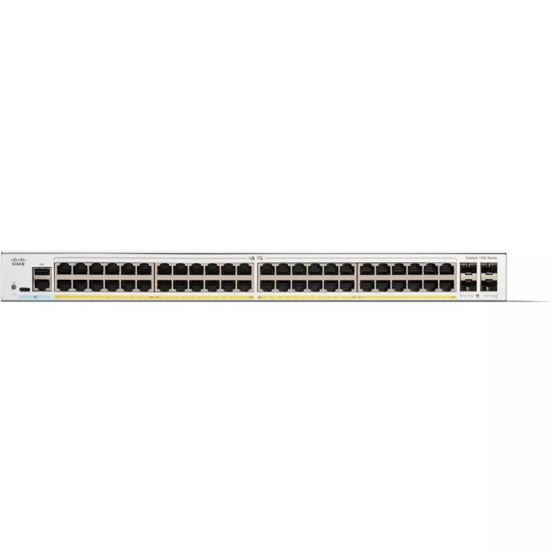 Managed switch Cisco Catalyst 1200-48P-4G 48 poorten GE PoE 4x1GE SFP