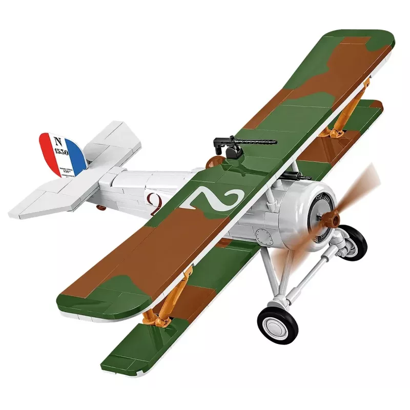 Constructieset Cobi Blocks Nieuport 17 C.1 277 stuks — modelvliegtuigbouwpakket, verzamelbaar steekblokjesset