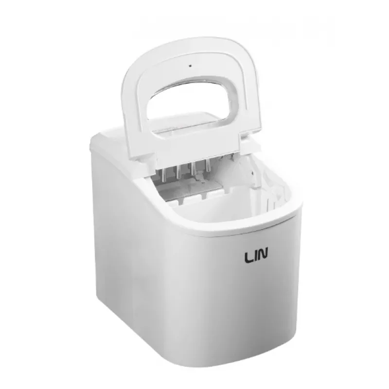 Draagbare ijsblokjesmachine LIN ICE PRO-W12 wit