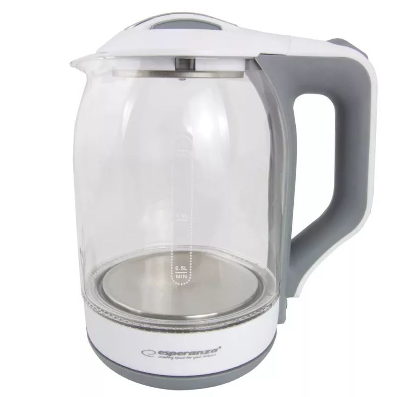 Elektrische waterkoker Esperanza 1,7 L 1500 W wit veelkleurig