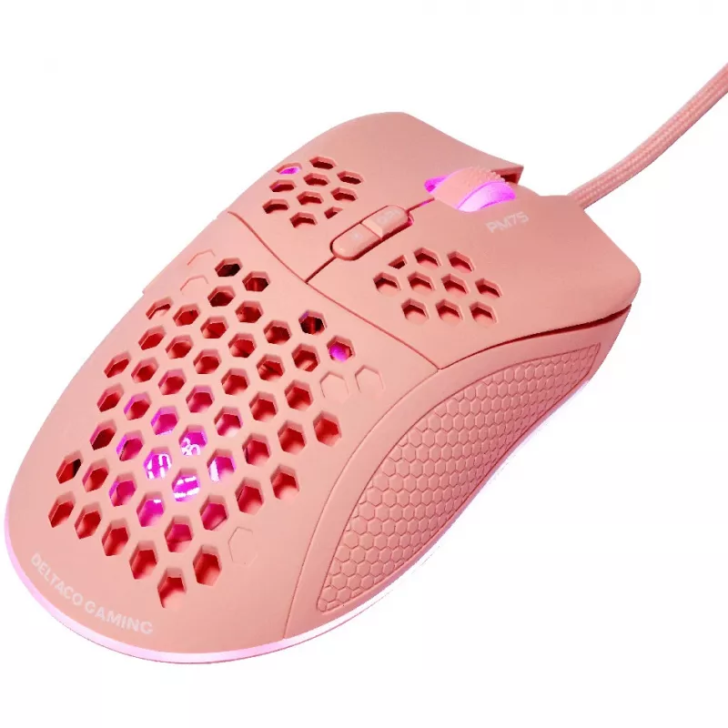 Deltaco lichte gaming-muis, RGB (GAM-108-P)