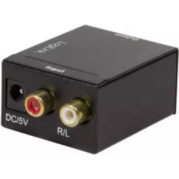 LogiLink CA0102 Toslink / RCA audio-adapter zwart