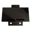 Verticale Eco Duo glas wand-dampkap zwart