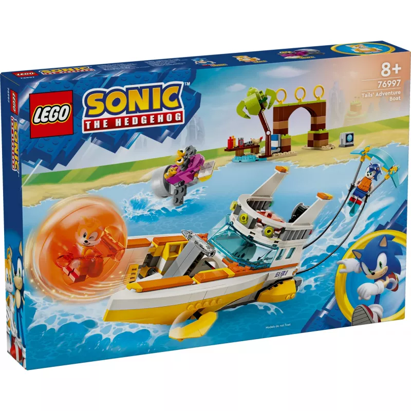 LEGO Sonic the Hedgehog Tails' Adventure Boat Toy Set 76997