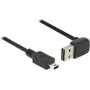 USB-kabel DeLOCK 85184 USB 2.0 0,5m USB A Mini-USB B zwart