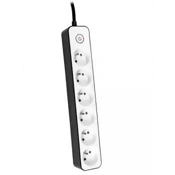 TRACER Stekkerdoos Zebra 1,5 m 6 stopcontacten