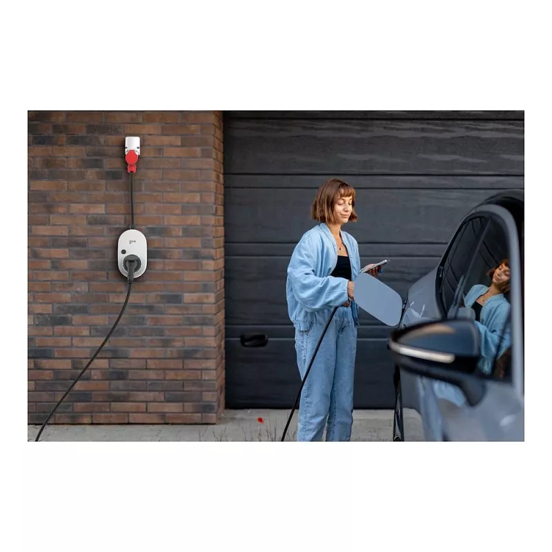 go-e Gemini flex 2.0 zwart wit wallbox 11000W Type 2