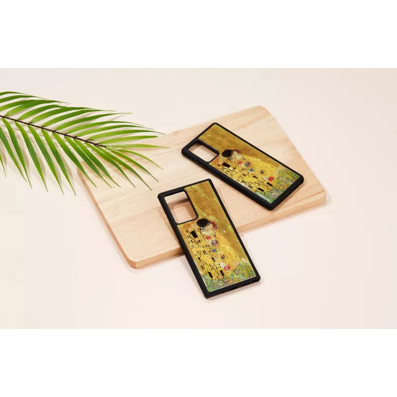 Hoesje iKins voor Samsung Galaxy Note 20 – zwart kiss-design