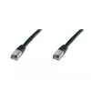 Netwerkkabel Digitus CAT 5e SF/UTP patchkabel zwart 5m