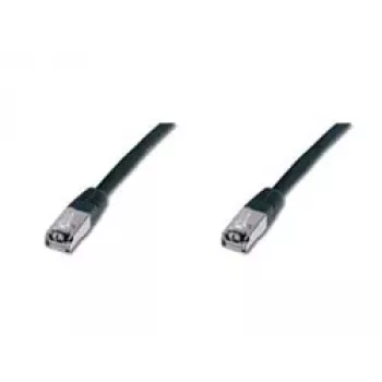 Netwerkkabel Digitus CAT 5e SF/UTP patchkabel zwart 5m