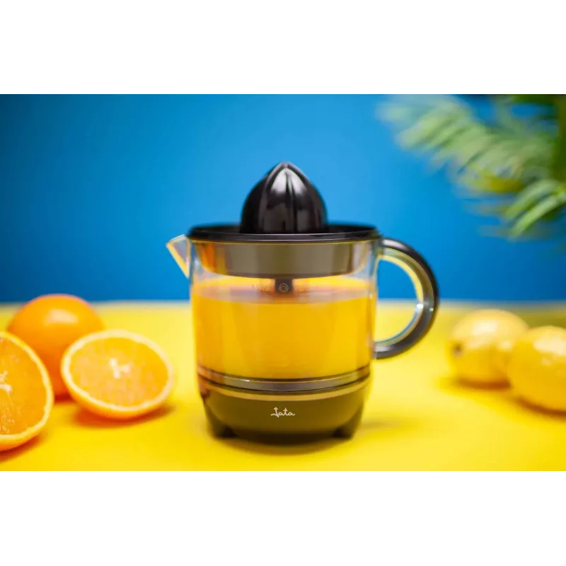 Jata JEEX1423 elektrische citruspers, 40 W, 0,7 l, tweerichtingsrotatie, zwart