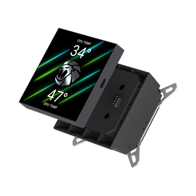 Gamemax CPU-vloeistofkoeler | GLACIER 240 LCD BK | Intel, AMD