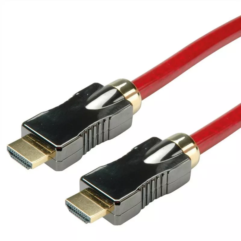 Roline - HDMI-kabel met ethernet - HDMI mannelijk naar HDMI mannelijk - 1 m - Dubbele isolatie