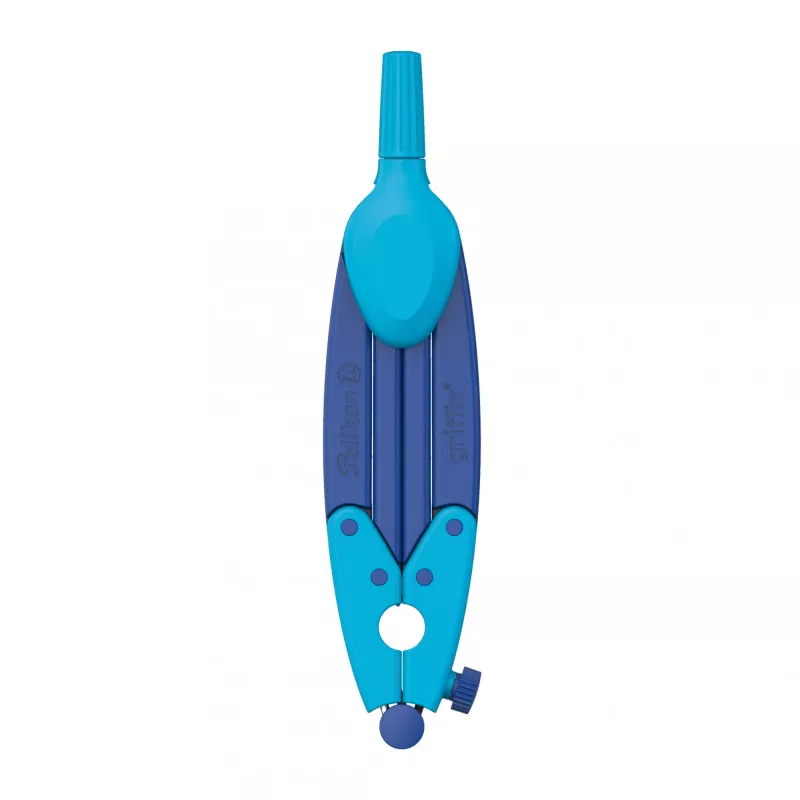 Pelikan Schulzirkel griffix blauw reservemijnen hangbox (700818)