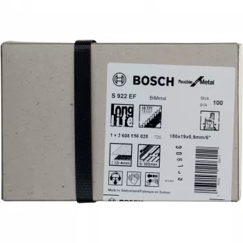 Bosch 2 608 656 028 decoupeer-/figuurzaag-/reciprozaagblad bimetaal 100 st.