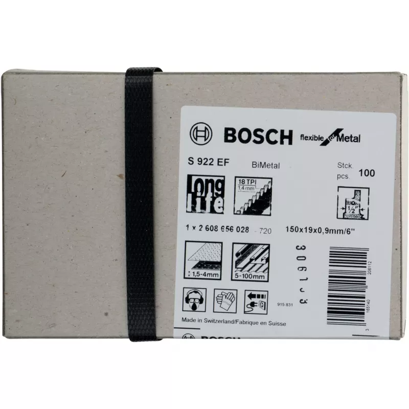 Bosch 2 608 656 028 decoupeer-/figuurzaag-/reciprozaagblad bimetaal 100 st.
