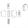 DC-DC-converter ALLNET ALL-B101 12–24VDC naar 48–54VDC, tot 200W
