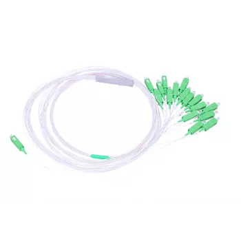 Kabelsplitter Extralink 1:16 PLC SC/APC 900μm 1,5 m transparant