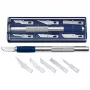 Hobbymessenset WEDO 78 722 — hobbymes met 6 verschillende mesvormen