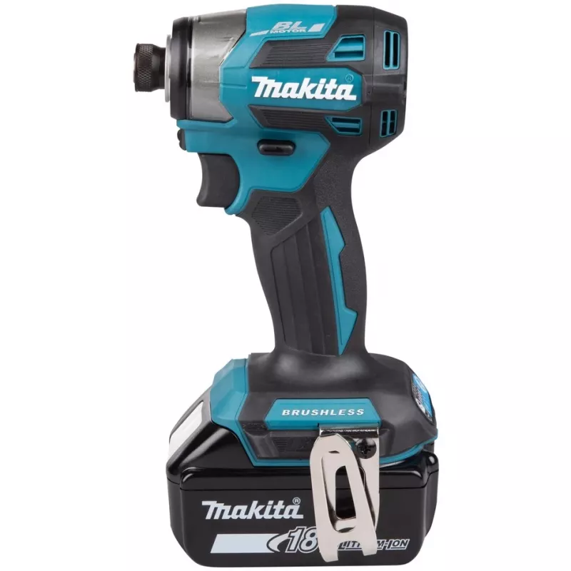 Makita DTD173RTJ accu-slagschroevendraaier, 3600 tpm, met accu's, lader en koffer, blauw/zwart