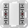 JUNG A 5072 TSM KNX-drukknopsensormodule, standaard, 2-voudig