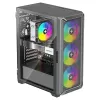 Behuizing|XILENCE|ATX/micro ATX/Mini-ITX|Zwart|Midi Tower|PC|XG161