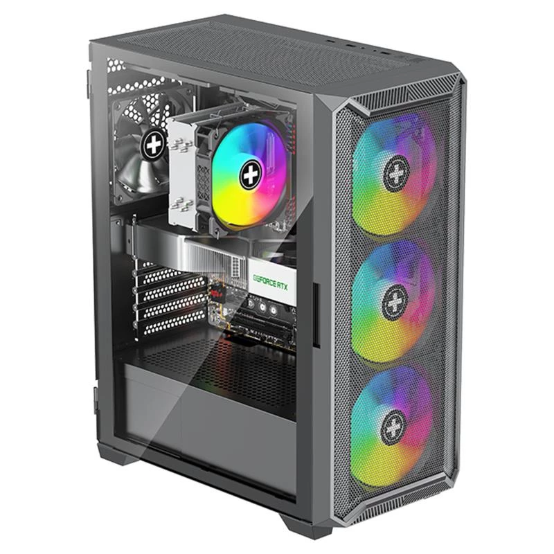 Behuizing|XILENCE|ATX/micro ATX/Mini-ITX|Zwart|Midi Tower|PC|XG161