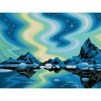 Ravensburger CreArt Canvas Edition kleurset Northern Lights van Ravensburger (MPN 23907)