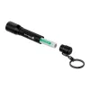 Ledlenser P3R zwarte zaklamp — oplaadbare compacte LED-sleutelhangerlamp
