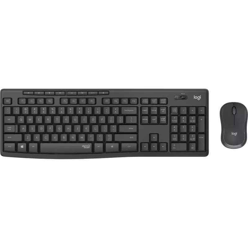 Draadloze toetsenbord-muisset Logitech MK295 Silent