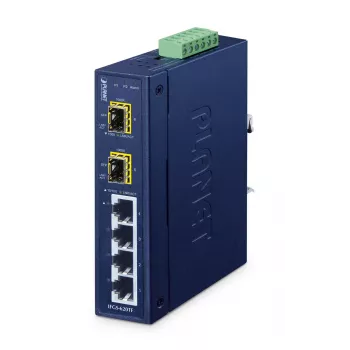 Unmanaged switch PLANET IFGS-620TF 4 poorten Fast Ethernet 10/100
