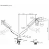 ART tafelhouder voor 2 LCD-monitoren 17-35''