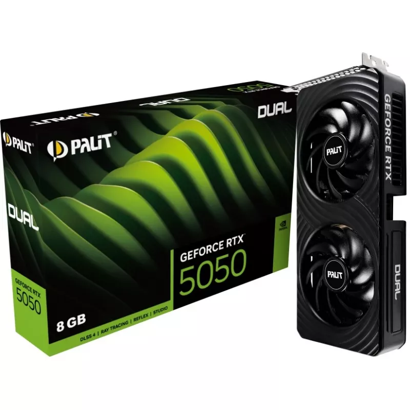 Palit GeForce RTX 5050 Dual 8GB GDDR6 grafische kaart