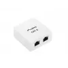 Lanberg OS6-0002-W opbouwdoos, 2x RJ45 Cat.6, wit