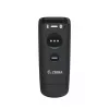 Handheld barcodescanner Zebra CS60 1D/2D LED draadloos IP65 zwart, Bluetooth/USB, 100 m bereik, 83 g