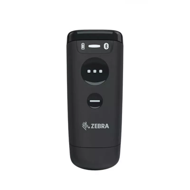 Handheld barcodescanner Zebra CS60 1D/2D LED draadloos IP65 zwart, Bluetooth/USB, 100 m bereik, 83 g