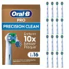 Oral B Precision Clean opzetborstels 16 stuks wit