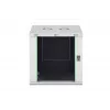 Wandmontagerack DIGITUS Dynamic-N 12U 600x600 mm IP20, slot met sleutel, kabelmanagement, ongemonteerd