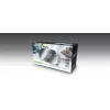 Klokradio Muse M-170CMR — digitale klokradio, 1,2 inch led-display, FM, AC 230V, AAA-back-up, spiegel/wit