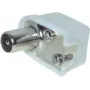 Coax-haakse stekker ShiverPeaks 82020-K — kleine schroefverbinding, haakse coax-adapter
