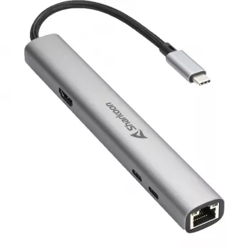 Sharkoon OfficePal USB-C combo-adapter