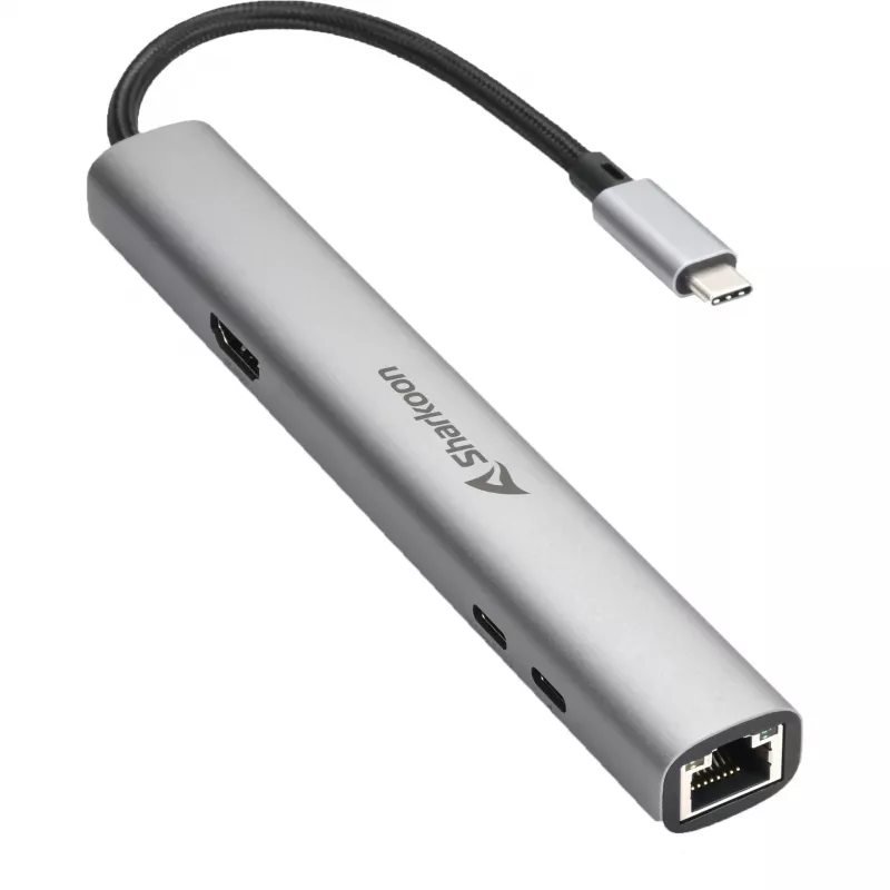 Sharkoon OfficePal USB-C combo-adapter