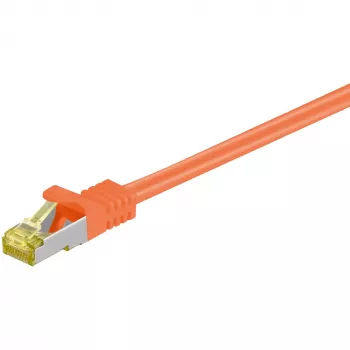 netwerkkabel Goobay RJ-45 CAT7 5 m oranje S/FTP