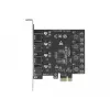 Delock PCI Express x1-kaart naar 4 x externe USB Type-A-aansluiting SuperSpeed USB