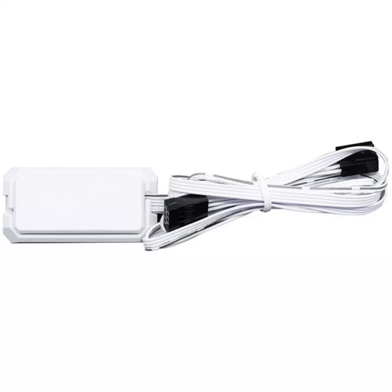 Lian Li UNI FAN TL Wireless LCD 120 White — 120mm PWM-ventilator met draadloze LCD-controller